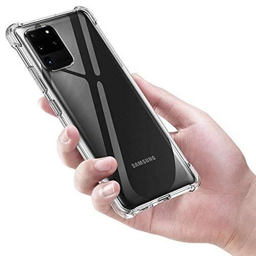 BOXXO-Flexible-Back-Cover-for-Samsung-Galaxy-S20-Ultra-5G-Back-Cover-Transparent-Clear-Shockproof-Case-Four-Corner-Protection-Slim-Protective-Mobile-Phone-Cover-for-Samsung-S20-Ultra-5G.jpg BOXXO Flexible Back Cover for Samsung Galaxy S20 Ultra 5G | Back Cover Transparent Clear Shockproof Case Four Corner Protection | Slim Protective Mobile Phone Cover for Samsung S20 Ultra 5G