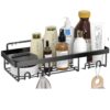 Bathroom Organiser Without Drill, Self Adhesive Bathroom Shelf & Rack for Wall, Bathroom Accessories Set & Storage Organizer, Waterproof Bath Shelves, Bathroom Stand & Holder (Pack of 1)