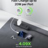 Belkin 40W (20W + 20W) Two Ports USB -C PD Wall Charger | Fast Charging for iPhone 17, Air, Pro, Pro Max, Samsung Galaxy S25, Google Pixel 10, iPad, AirPods, & More | 2 Years Warranty, White