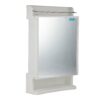 Benelave by Hindware Bathroom Accessories Bathroom Cabinet with Mirror | Made of High Grade Plastic | Stylish & Convenient | Space Saving