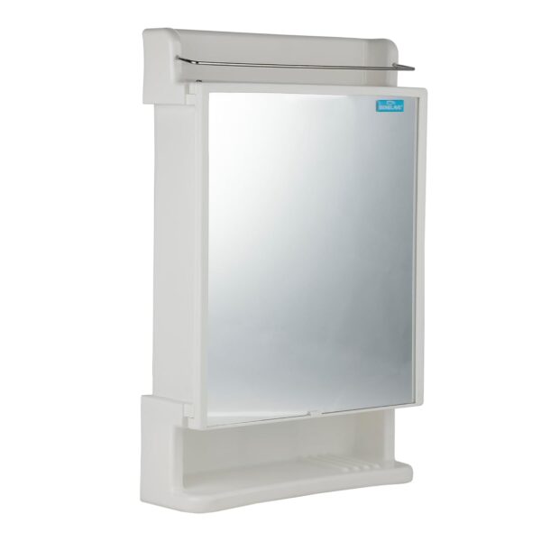 Benelave by Hindware Bathroom Accessories Bathroom Cabinet with Mirror | Made of High Grade Plastic | Stylish & Convenient | Space Saving