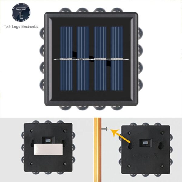 Best 2 in 1 LED Solar Wall Light Waterproof Outdoor Night/evening Light for Entryway,backyard,Walkway,Patio Garden,Pathway (Warm White) (5)