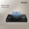 Beyond Appliances Auriga Pro 3 Full Brass Burner Smart Gas Stove I Auto Ignition I Digital Timer I Flame Failure Device I Toughened Glass I ISI Certified, LPG & PNG Compatible, PAN India Service
