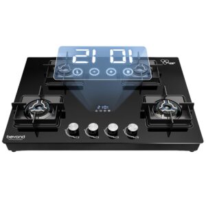 Beyond Appliances Solaria 4 Full Brass Burner Smart Gas Stove Beyond Appliances Solaria 4 Full Brass Burner Smart Gas Stove Auto Ignition | Digital Timer | Flame Failure Device | Toughened Glass | ISI Certified | LPG & PNG Compatible Cooktop | PAN India Service