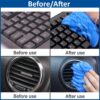 Blue Multipurpose Car AC Vent Dashboard Interior Dust Dirt Cleaner Cleaning Gel Jelly Putty Kit Accessory for Car Interior PC Laptop Keyboard Electronic Gadgets Cleaning Gel [ Pack of 1 ]