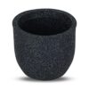 BonKaso 10 Inch Jaguar Round Plant Pots | Highly Durable BonKaso 10 Inch Jaguar Round Plant Pots | Highly Durable & Lightweight Polymer Planter for Indoor & Outdoor Use | Flower Pot (Gamla/Gamale) for Home, Office, Garden, Living Room & Balcony (Dark Grey)