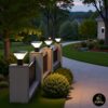 BrighLyt Waterproof Outdoor Gate Light for Home Entrance, Decorative Garden Lamp, Rustproof Gate Lamp, Pillar for Patio & Boundary Wall (GL30, Pack of 1)