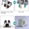 Broom-Mop-Holder-Wall-Mount-Stainless-Steel-Wall-Mounted-Storage-Organizer-Heavy-Duty-Tools-Hanger-For-Kitchen-Bathroom-Closet-Garage-Office-Garden-1Pc-5-Rack-6-Hook-Hanging-Shelves.jpg Broom Mop Holder Wall Mount Stainless Steel Wall Mounted Storage Organizer Heavy Duty Tools Hanger For Kitchen Bathroom Closet Garage Office Garden-1Pc (5 Rack 6 Hook), Hanging Shelves