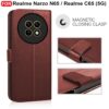 CEDO-Flip-Cover-for-Realme-Narzo-N65-Realme-C65-5G-Leather-Finish-Inside-Pockets-Inbuilt-Stand-Shockproof-Wallet-Style-Magnetic-Closure-Back-Case-Flipcover-Brown.jpg CEDO Flip Cover for Realme Narzo N65 / Realme C65 (5G) | Leather Finish | Inside Pockets & Inbuilt Stand | Shockproof Wallet Style Magnetic Closure Back Case Flipcover (Brown)