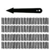 Cinagro Arrow Drip Stakes for Drip Irrigation, Water Flow Control for Potted Plants & Gardens, UV-Stabilized, Non-Toxic Plastic, Durable & Easy to Use, for Home Garden & Greenhouse, Pack of 100