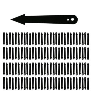 Cinagro Arrow Drip Stakes for Drip Irrigation, Water Flow Control Cinagro Arrow Drip Stakes for Drip Irrigation, Water Flow Control for Potted Plants & Gardens, UV-Stabilized, Non-Toxic Plastic, Durable & Easy to Use, for Home Garden & Greenhouse, Pack of 100