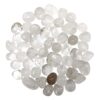 Clear Quartz Tumble Stone 2-4 Pcs for Vastu & Reiki | Natural Healing Crystal for Energy Amplification, Clarity & Balance | Decorative Pebble Crystals for Spiritual Home Decor, Gifting (50 Gm)