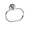Cossimo? Stainless Steel Towel Ring for Bathroom/Wash Basin/Napkin-Towel Hanger/Bathroom Accessories (Chrome-Oval)- Set of 1 pcs