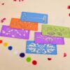 CraftVatika-Rangoli-Stencil-Set-of-12-Diwali-Decoration-Items-Rangoli-Making-muggu-Stencils-for-Floor-Decorations-Reusebale-Rangoli-Stencils-18-CM-Rectangular.jpg CraftVatika Rangoli Stencil Set of 12, Diwali Decoration Items, Rangoli Making muggu Stencils for Floor Decorations, Reusebale Rangoli Stencils (18 CM Rectangular)