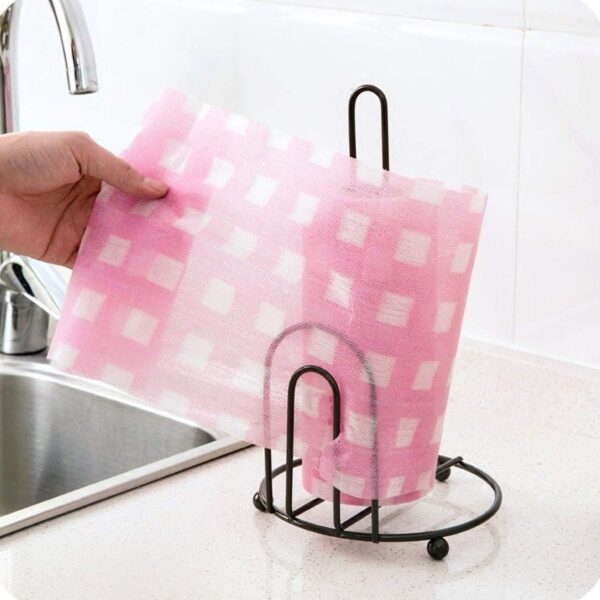 Craftland Wrought Iron Gate Shape Tissue Paper/Towel/Roll/Napkin Holder/Dispenser for Kitchen Bathroom and Dining Table (Gate Shape)