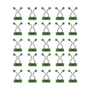Crockett 30 PCS Green Plant Clip – Reusable Plastic Plant Crockett 30 PCS Green Plant Clip – Reusable Plastic Plant Climbing Wall Clips, Self-Adhesive Money Plant Support Wall Vines Fixture Hook, Vines Climbing Support Clip for Home (Green) (30 Clips)