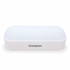 Crompton 10W Wall Lamp LED Rectangle Shape Outdoor Bulkhead Waterproof Crompton 10W Wall Lamp LED Rectangle Shape Outdoor Bulkhead Waterproof Light for Outdoor Garden Bathroom Light (Cool Day Light Pack of 1)