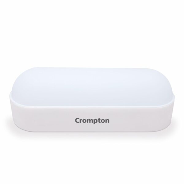 Crompton 10W Wall Lamp LED Rectangle Shape Outdoor Bulkhead Waterproof Crompton 10W Wall Lamp LED Rectangle Shape Outdoor Bulkhead Waterproof Light for Outdoor Garden Bathroom Light (Cool Day Light Pack of 1)