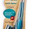 Crystal Extreme Continuous Spark Gas Lighter | One Press Battery Operated | Ideal for Kitchen & Outdoor use |Battery Included | 1 year warranty | Multicolour