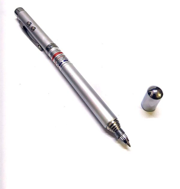 DFS 5 In 1 Multipurpose Antenna Pen With Torch, Laser, Pointer, Magnet, And Pen - A Perfect Corporate Gift (Gift Box) (Cells Included)