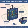DOUBLE-R-BAGS-Reusable-Multi-Purpose-Shopping-Bags-with-Handles-for-Grocery-Vegetables-Kitchen-Essentials-Tote-Bag-Pack-of-5-Birthday-Print-Blue-35.6X35.6X12.7-cm-1-Compartment.jpg DOUBLE R BAGS Reusable Multi-Purpose Shopping Bags with Handles for Grocery, Vegetables & Kitchen Essentials | Tote Bag (Pack of 5, Birthday Print, Blue, 35.6X35.6X12.7 cm, 1 Compartment)