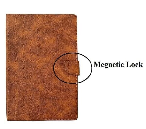 Dairy Type Tablet Flip Cover Case for Samsung Galaxy Tab A11 (8.7) Tablet - (Tan Brown)