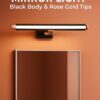 Desidiya 6W 3-in-1 Color Changing Black Rose Gold Finish LED Mirror Picture Wall Light,Bathroom Vanity Led Mirror Light (Cool White/Warm White/Natural White)-Pack of 1