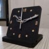 Desktop-Analog-Clock-with-Stand-Black-Sparkle-Finish-Decorative-Table-Clock-for-Study.jpg Desktop Analog Clock with Stand, Black Sparkle Finish, Decorative Table Clock for Study