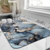 Dish Drying mat for Kitchen Water Absorbent mats for Kitchen Utensils Large Dry mat for Kitchen Utensils Drying mat Water Absorbent mats for Kitchen Large Size (Design 3 | 38x58cm, 1)