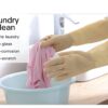 Dishwashing Gloves, Reusable Household, Kitchen Gloves, Long Sleeve, Thick Latex, Cleaning, Washing, Working, Painting, Gardening, Pet Care 1pair