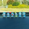 Doraemon Cartoon Mini Figurines 6 Pcs Set – Colorful Resin Car Dashboard Decor, Cute Home & Office Accessories-6