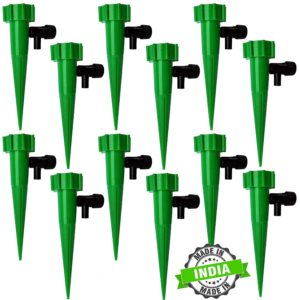 Drip Irrigation kit for Home Garden, Self-Watering Spikes for Plants, Automatic Plant Water Devices with Slow Release Control Valve Switch drip Irrigation System (12)