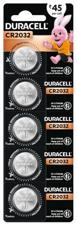 Duracell CR2032 Lithium Coin Battery, Pack of 50, Specialty Devices, Duracell CR2032 Lithium Coin Battery, Pack of 50, Specialty Devices, Child Resistant Packaging, Electronic car Keys, Scale
