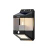 Dylect Solar Candle Wall Light, 60lm, 6500K Cool White & Dylect Solar Candle Wall Light, 60lm, 6500K Cool White & 2000K Warm Amber, 40 LEDs, IP44 Waterproof, Motion Sensor, 8hr Working, Polycrystalline Panel, Tea Light Aesthetic