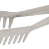 Dynore Stainless Steel Set of 3 Tongs, Utility, Noodle, and Cake Tong.