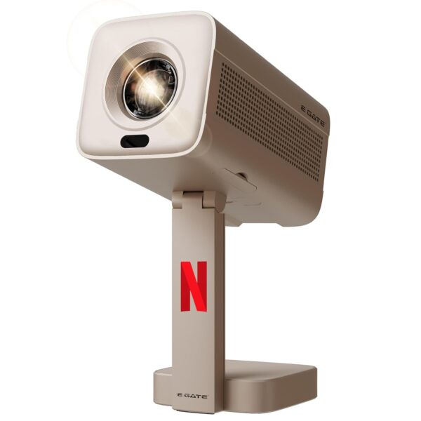 E GATE Atom 4X+ Fully Automatic Projector 4k Ultra HD E GATE Atom 4X+ Fully Automatic Projector 4k Ultra HD | Whale TV+ Live TV on Android | Brightest 400 ISO | Native 1080p, Netflix, Prime | USB-HDMI ARC+CEC | HDR+HLG | WiFi 6, BT, Egate mini Projectors