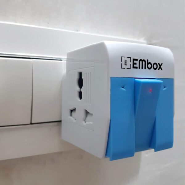 EMBOX-3-Pin-Multi-Plug-Adapter-with-Individual-Switch-3-Pin-Plug-Socket-Safety-Shutter-Spike-Buster-Fuse-Protected-Adapter-3-Way-Plug-Extension-for-Home-Office-Travel-5A-250V-Pack-of-1-Blue.jpg EMBOX 3 Pin Multi Plug Adapter with Individual Switch 3 Pin Plug Socket Safety Shutter Spike Buster Fuse Protected Adapter 3 Way Plug Extension for Home Office Travel-5A-250V, Pack of 1 Blue
