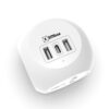 EMBOX Multi Plug Adapter with USB Ports Type -C (QC 3.0) Universal Sockets and LED Indicator, Safety Shutter, 3 Pin Plug Socket Extension, Grey