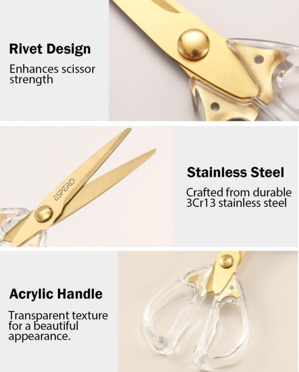 ESPERO-Multi-Purpose-Made-In-Japan-Kitchen-Scissors-food-scissorsPremium-Stainless-Steel-Solid-Kitchen-Shears-for-Meat-Seafood-Chicken-Vegetables-Herbs-BBQ-Bottle-Opener-Transparent-White.jpg ESPERO Multi Purpose Made In Japan Kitchen Scissors, food scissors,Premium Stainless Steel Solid Kitchen Shears for Meat, Seafood, Chicken, Vegetables, Herbs, BBQ, Bottle Opener (Transparent White)