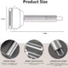 ESPERO Peeler for Vegetables And Fruits, Double-Sided Blade 2 in 1 Stainless Steel Julienne Vegetable Peeler Multi-Functional Fruit & Veggie Shredder Slicer and Grater for Potatoes, Carrots, Cucumbers