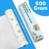 EUROWRAP-Food-Wrapping-Paper-500g-–-Butter-Paper-Roll-Greaseproof-Microwave-Safe-Roti-Wrapping-Sheets-for-Kitchen-Use-Ideal-for-Baking-Packing-and-Serving.jpg EUROWRAP Food Wrapping Paper 500g – Butter Paper Roll, Greaseproof & Microwave Safe, Roti Wrapping Sheets for Kitchen Use, Ideal for Baking, Packing, and Serving