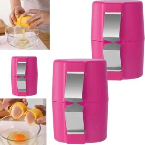 Egg Shell Opener - Topper, Easy-To-Use Cracker for Hard-Boiled Eggs, Kitchen Essential (Pink)