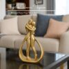 Ekhasa Nostrae Resin Cute Couples Show Pieces for Home Decor Bed Room Decorative Items | Romantic Love Showpieces Gift Item for Anniversary Valentines Day | Tv Shelf Office Living Room Figurines