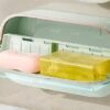 Elegant Wall-Mounted Soap Case – Waterproof, Dustproof & Space-Saving Bathroom Accessory