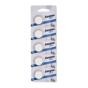 Energizer CR2032 Lithium Coin Batteries 3V - Pack of 5, Long-Lasting, Leak-Proof, Ideal for Key Fobs, Watches, and Medical Devices