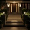 Epyz Solar Gate Pillar Light Outdoor Waterproof Square Shape,2600mah Battery, 3 Type of Lights, Application for Fence, Garden, Wall, Outdoor [ 72LED, Multicolour ]