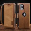 Excelsior Flip Cover Compatible with iPhone 12 Pro Max | Excelsior Flip Cover Compatible with iPhone 12 Pro Max | Premium PU Leather | 360 Degree Protection (Coffee)