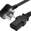 FEDUS 1 Meter Desktop PC Computer Power Cord, 2500 Watt FEDUS 1 Meter Desktop PC Computer Power Cord, 2500 Watt IEC C13 Power Cable for Pc, 3 Pin Ac Wire Lead for SMPS Power Supply, Monitor, Printer, Electric Kettle, TV, All Gaming Computer