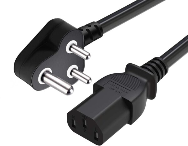 FEDUS 1 Meter Desktop PC Computer Power Cord, 2500 Watt FEDUS 1 Meter Desktop PC Computer Power Cord, 2500 Watt IEC C13 Power Cable for Pc, 3 Pin Ac Wire Lead for SMPS Power Supply, Monitor, Printer, Electric Kettle, TV, All Gaming Computer