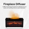 Fireplace-Style Essential Oil Room Diffuser – Decorative Fragrance Machine for Fireplace-Style Essential Oil Room Diffuser – Decorative Fragrance Machine for Home, Living Room & Bedroom Ambience. Water Based and Elegant with 7 Different Light Settings